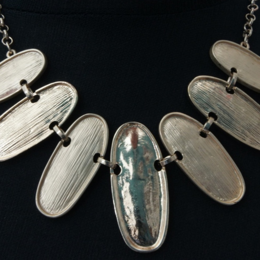 NWT Oblong Disc Necklace